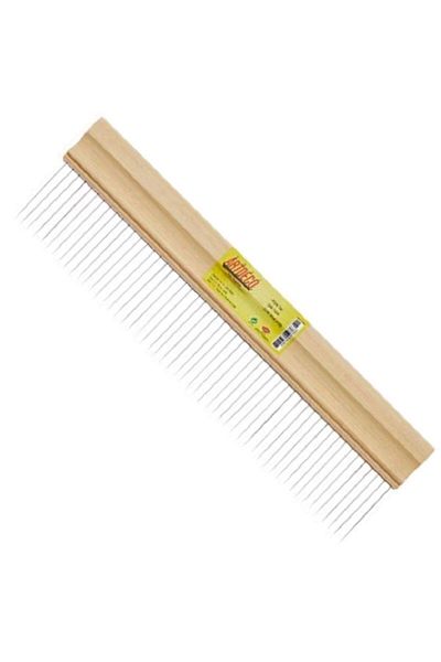 Artdeco Marbling Comb 50cm*5mm Wooden Handle Steel Nail Stainless Steel 5mm Nail Spacing