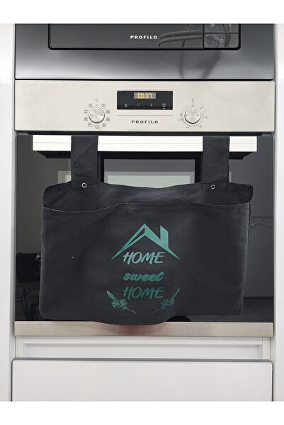 exalted hawk Essentials Home Sweet Home Fırın Önü Organizer Siyah