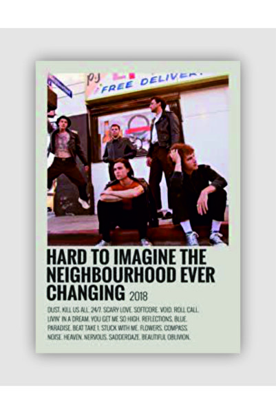 Hard To Imagine The Neighbourhood Ever Changing Wall Poster - Wall Decor - Thick Paper