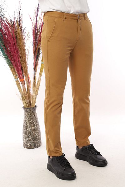 FORE SPORT Chino pipe leg relaxed fit trousers