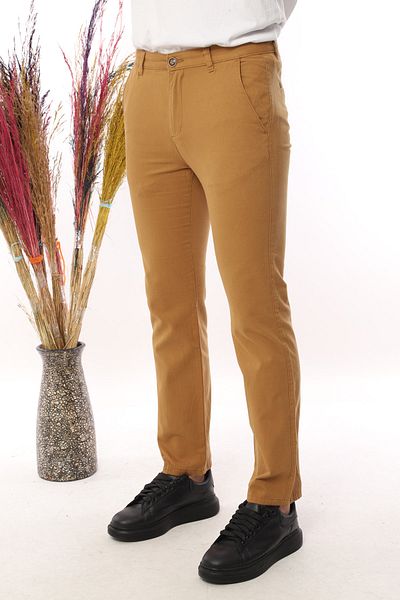 FORE SPORT Chino pipe leg relaxed fit trousers