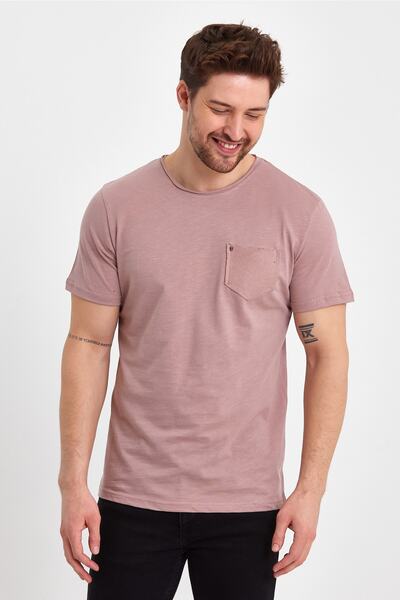 UOMOPARK Μπλουζάκι 2000 Ultra Fashion Flame με τσέπες και λεπτομέρεια κρανίου τσέπης