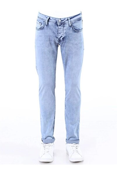 Twister Jeans Erkek Erkek Likralı Kot Pantalon Panama 432-07 A. Mavi