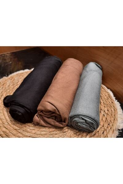 EZ STORE Τριπλό σάλι από βαμβακερό χτενισμένο