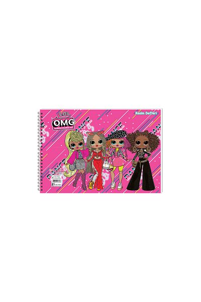 KESKİN COLOR Lol Omg Picture Notebook 17X25Cm 15 Sheets300115-79 (Mixed Color 1 Piece)
