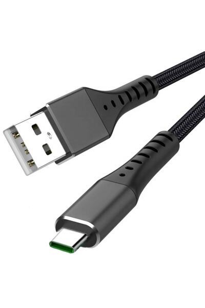Soillium Type C Usb 3.4a Örgü Hızlı Şarj Kablosu Samsung Xiaomi Huawei Oppo I...