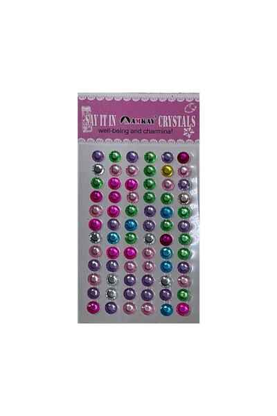 EleganTShoP Σετ Αυτοκόλλητων με Πέτρες και Χάντρες tts