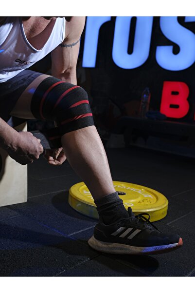 Dex Supports Lasting Energy Lifting Straps, + Knee Bandage + Wrist Wrap Set of 3