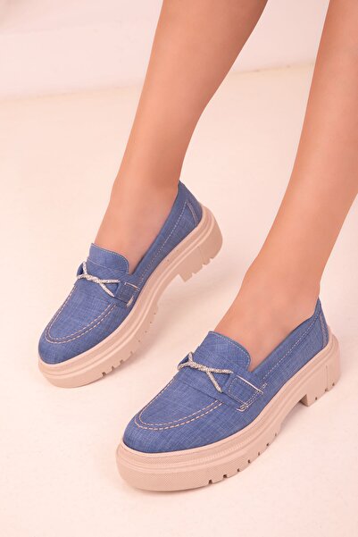 SOHO Blue Denim Women's Shoes 18262