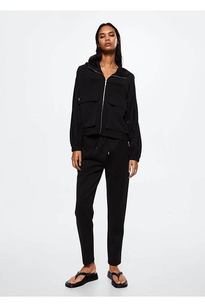 MANGO Woman Oversize-Sweatshirt mit Taschen