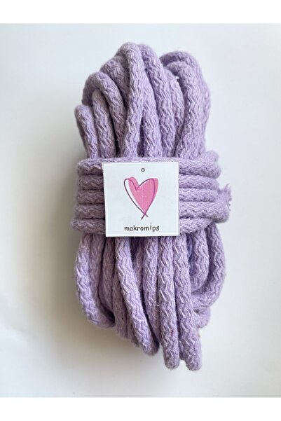 Makromİps EN UCUZ MAKROME İP (10 metre) DİKİLEBİLİR DOKUMA TRESS PAMUK KORDON HALAT JÜT SEPET SUPLA KAYTAN İPİ