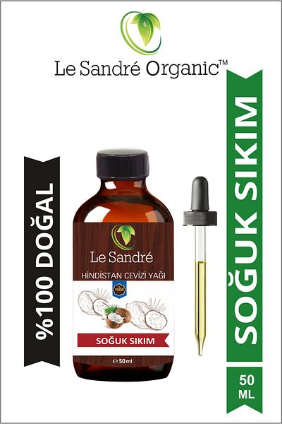 Le Sandre Organic Coconut Oil 50 ML
