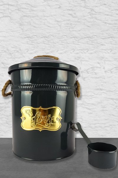 Digithome حاوية تخزين متعددة الأغراض مع غطاء 5 لتر أنثراسيت - 900 C1-1-156