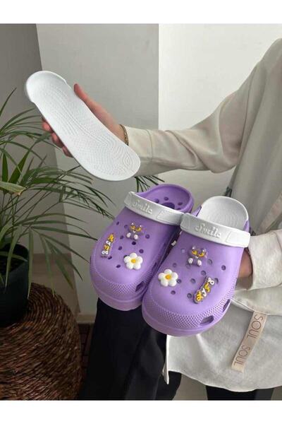 Behtah Kundura Căptușeală ortopedică completă Călcâi Branț detașabil Asistentă Doctor Papuci de plajă Încrucișați Toate Ornamentele Dăruite