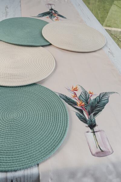 Pilloveland Σετ American Service Flat and Runner για 4 άτομα - Starliçe
