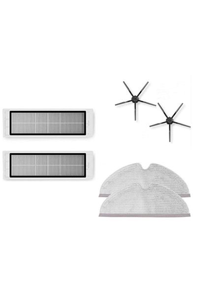 Roborock Black S6 Maxv 6-Piece Spare Parts Set- Roborge