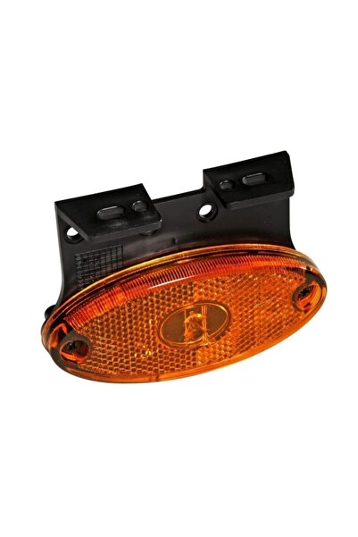 AHMET OTOMOTİV Tırsan 2 Ledli Sarı Yan Lambası Kablolu 12v-24v Mekik Oval Sch...