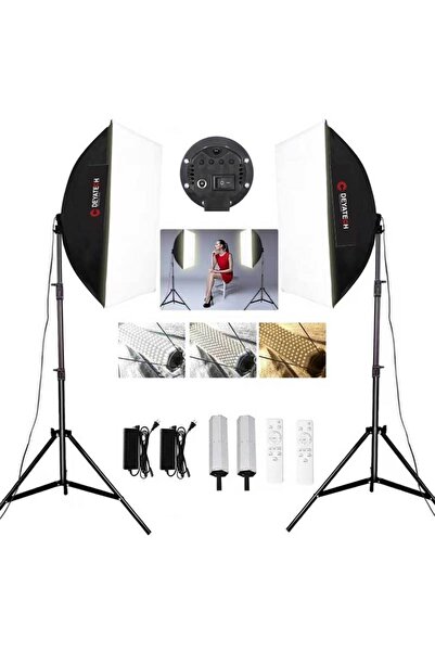 Deyatech Softbox 60x90cm 120w 3000-5500k Led Video Ve Fotoğraf Çekim Işıgı