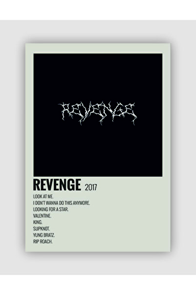 fırsatlar diyarı XXXTentacion - Revenge Duvar Posteri - Duvar Dekoru - Kalın ...
