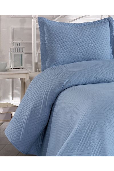 by ballı biocotton Flush Ultrasonic Double Bedspread Set (240x260, 50x70)
