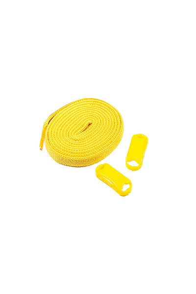 Dopar Yellow Elastic Smart Flexible Laces Plug and Drop Shoelaces 1 Pair 100cm