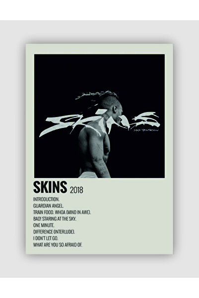 fırsatlar diyarı XXXTentacion - SKINS Duvar Posteri - Duvar Dekoru - Kalın Ka...