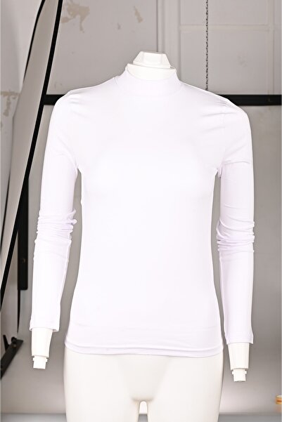 meyri beyaz uzun kollu body