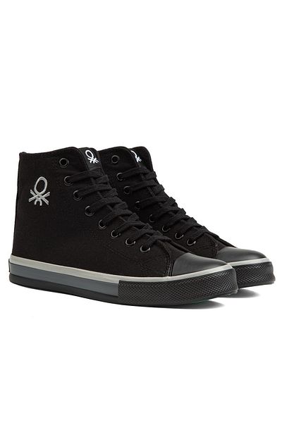 Benetton ® |   BN-90192 - Black Black - Pantofi sport pentru bărbați
