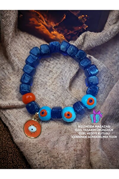 bizizmoda زجاج الطابق السفلي حبة سحر عين الشر حبة سوار عين الشر مطرز سوار