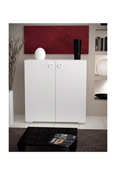 Fafare , 70 Ayakkabılık Beyaz Çok Amaçlı Dolap Hol - Mutfak - Banyo - Ofis - ...