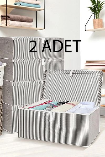 Emir-AYDIN 2 Pieces Mega Box Storage 60*40*30 Cm