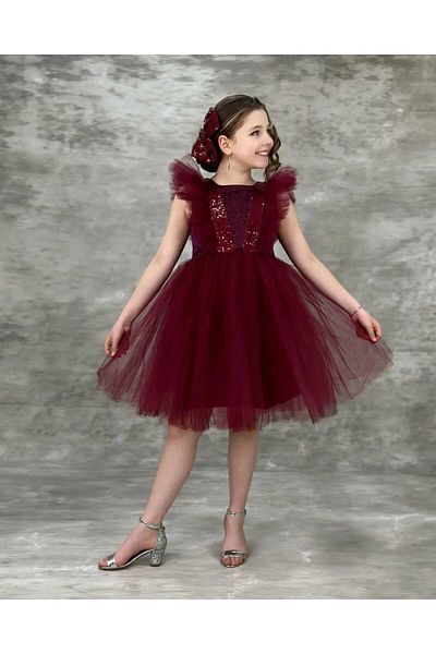 defada Sequin Glitter Tutu Children's Dress