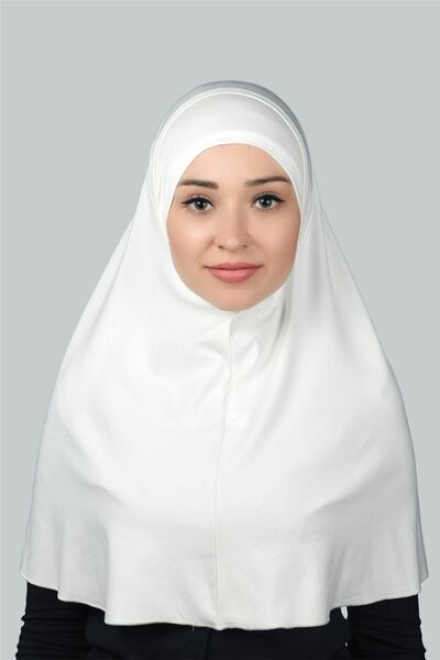 Altobeh Ready Turban Practical Scarf Hijab Hijab - Prayer Cover (XL) - Ecru