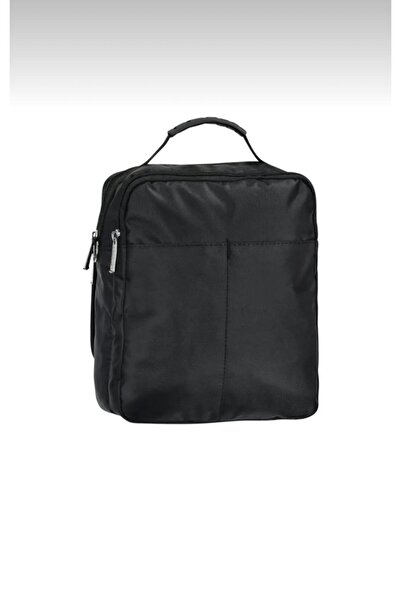 Ölmezler SEVENTEEN Erkek Siyah Dikey El Ve Omuz Çantası