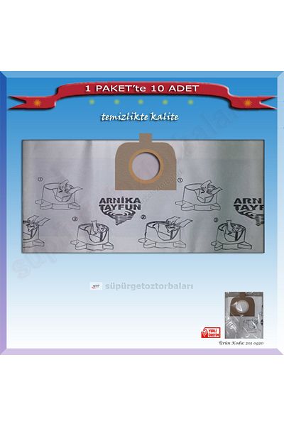 Arnica Arnica Tayfun - 10 Pieces Paper Vacuum Cleaner Dust Bag 201-0920