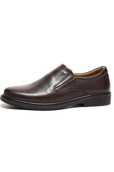 Pierre Cardin 8023506 Ανδρικά παπούτσια με καφέ λαστιχένια σόλα
