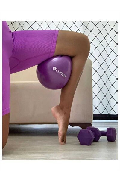 Clifton Dambıl Seti 2 Kg X 2 Adet 4 Kg Ağırlık Seti - 25 Cm Pilates Topu 2 li...