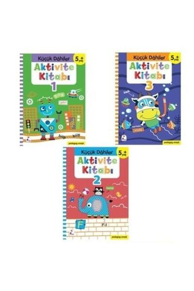 İndigo Çocuk Küçük Dahiler Aktivite Seti (5+ Yaş) (3 Kitap Takım) Okul Öncesi