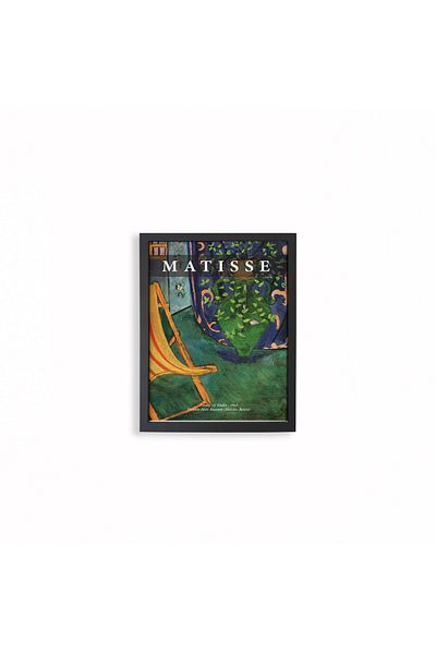Ayışığı Dizayn Henri Matisse Studio Laminated Framed Single Painting Set