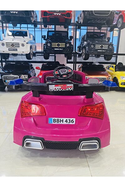 Genel Markalar Turhan Bebe Çocuk Araç Gereçleri Pembe Renk 12 Volt Akülü Araba 0-6 Yaş