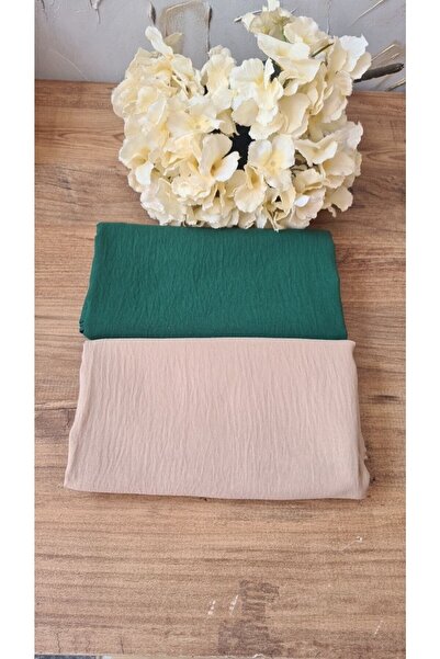 Nilbutik Tessetür Γυναικείο βαμβακερό Kraş Cazz Shawl Model - Σετ 2 τεμαχίων