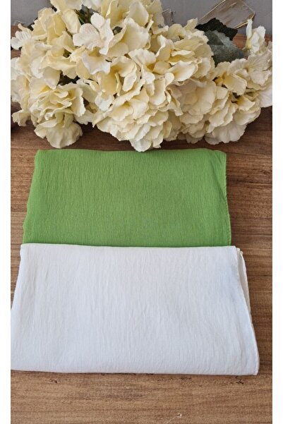 Nilbutik Tessetür Femei Bumbac Kraş Cazz Şal Model - Set de 2