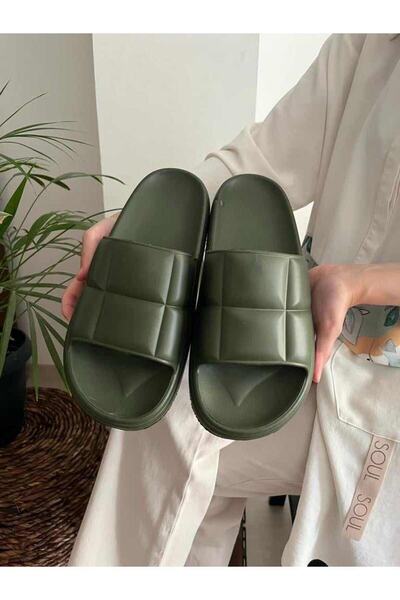 Behtah Kundura Unisex Fashion Hm Soelite Yeezyy Slide Tam Ortopedik Terlik Plaj Havuz Sahil Deniz Yeni Sezon
