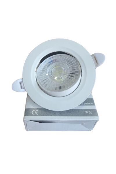 ERD TEKNOLOJİ 5w COB Led Oynar Başlıklı Led Spot BEYAZ