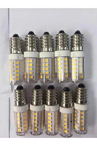OKYANUSAYD Mısır Kapsül Led 3000k Günışığı 3 Watt E14 Duy Led Buzdolabı Ampül Tuz Lambası 10 Adet Fiyatıdır