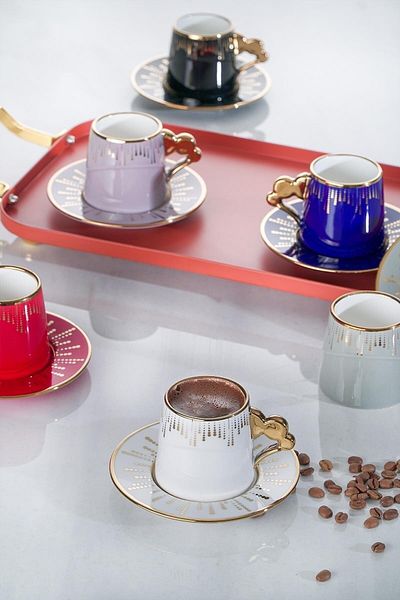 ACAR Dione 6-piece Personality Porcelain Cup Set