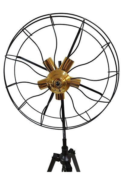 BİEV Biev Ayaklı Vantilatör Lambader Altın