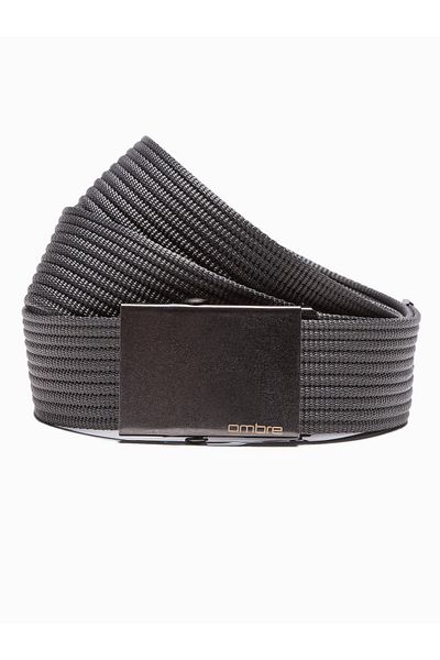 OMBRE Herren Sackleinengürtel A376 - weiß