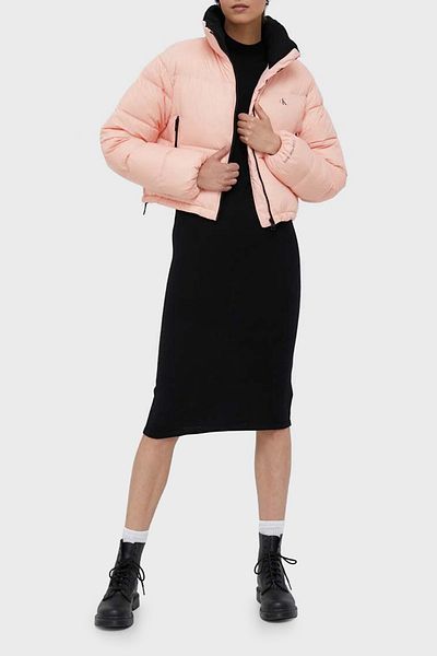 Calvin klein hot sale jacket pink