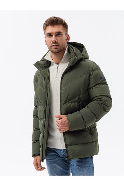 OMBRE Winterjacke C519 - dunkelgrün